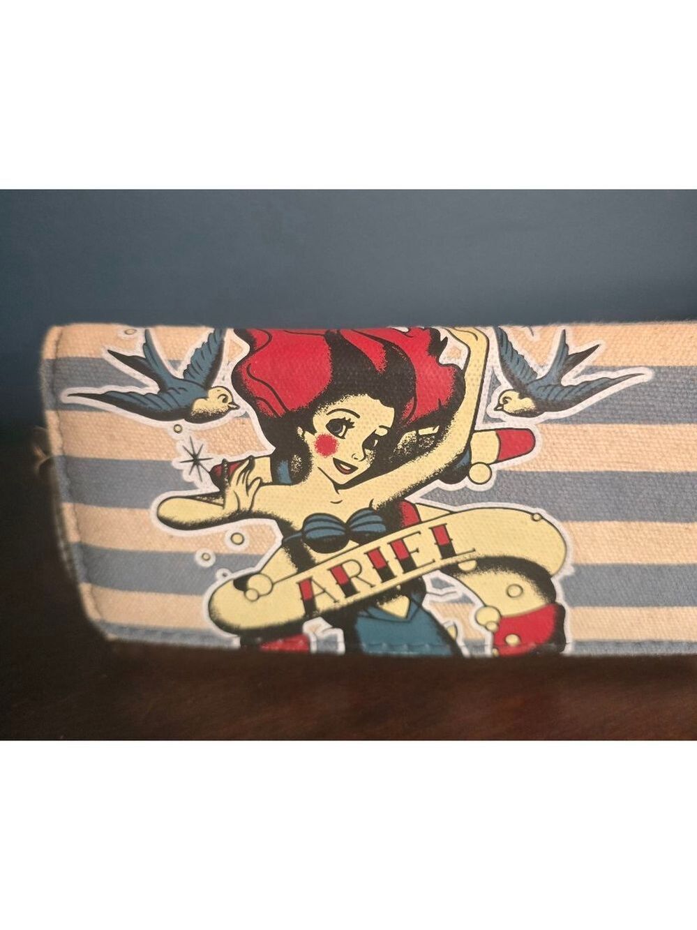 Loungefly ❤️ Logo Disney Ariel Flap Wallet - Picture 2 of 7